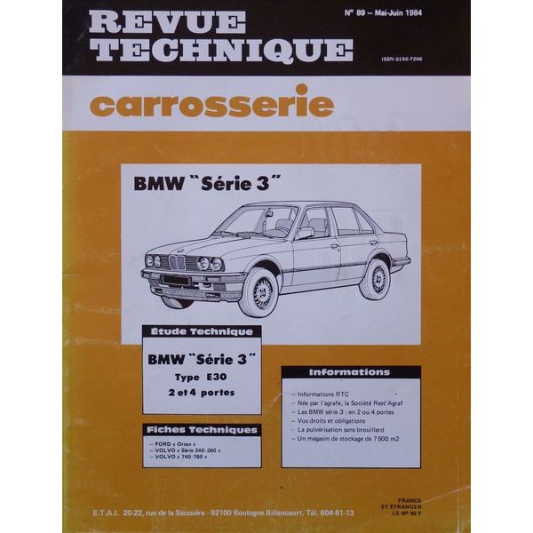 Revue technique bmw e30 #3