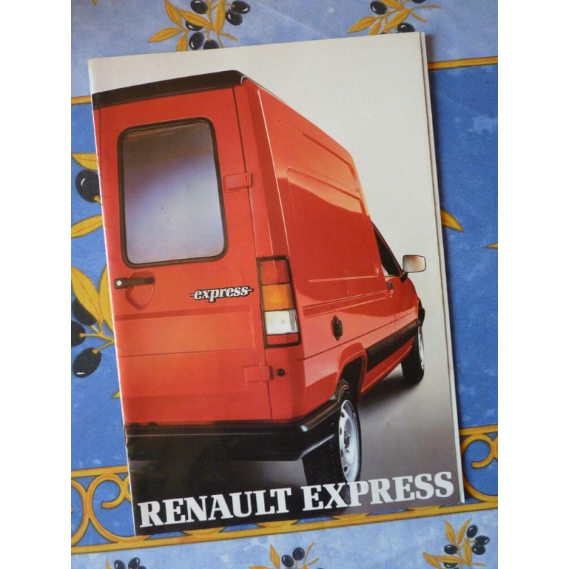 Renault Express, catalogue brochure dépliant