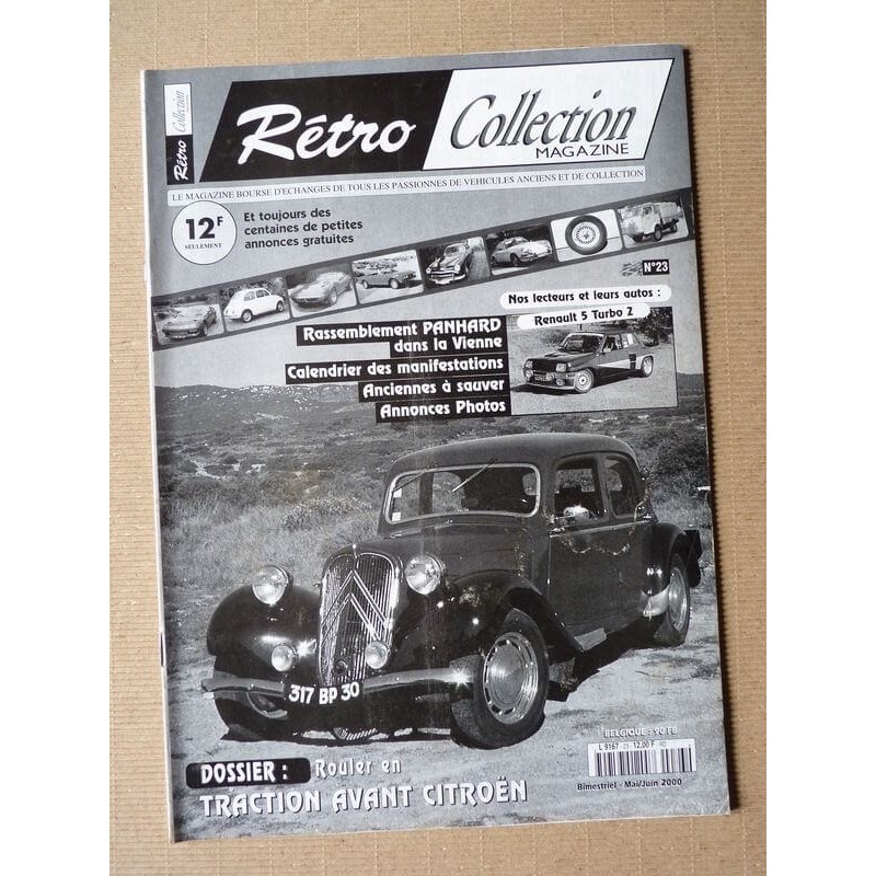 Rétro Collection n°23, Citroën Traction Avant 7cv, Renault 5 Turbo 2