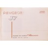 Peugeot J7 GD et J7 HD, notice d'entretien