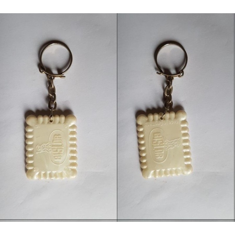 porte-clés biscuit Bislor, blanc (pc)