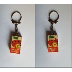 porte-clés boite pizza...