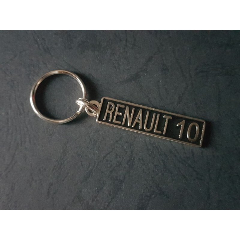 Porte-clés plaque Renault 10, R10 Major