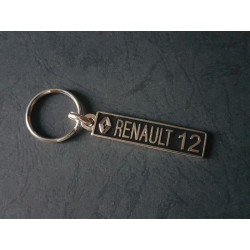 Porte-clés plaque Renault 12, L TL TS TR LN TN break, R12 Gordini