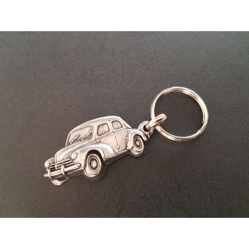 porte clés métal relief Renault 4cv RetroRepro