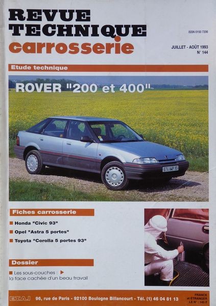 Revue technique rover 218