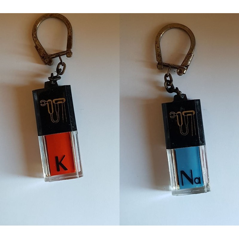 porte-clés Na K, Sodium Potassium, mobile (pc)