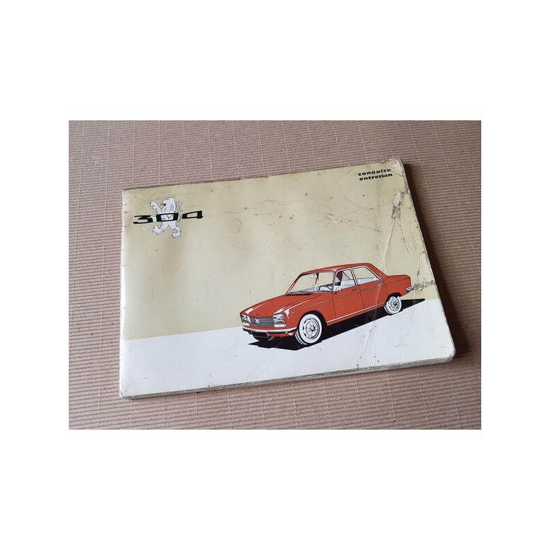 Peugeot 304 berline, notice d’entretien original