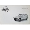 Peugeot 204 Break, notice d’entretien (eBook)