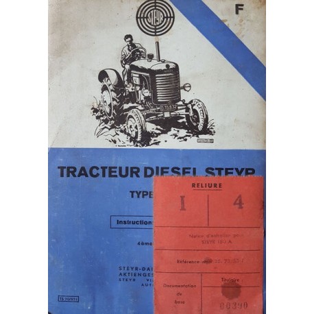 Steyer Type 180A, notice d’entretien