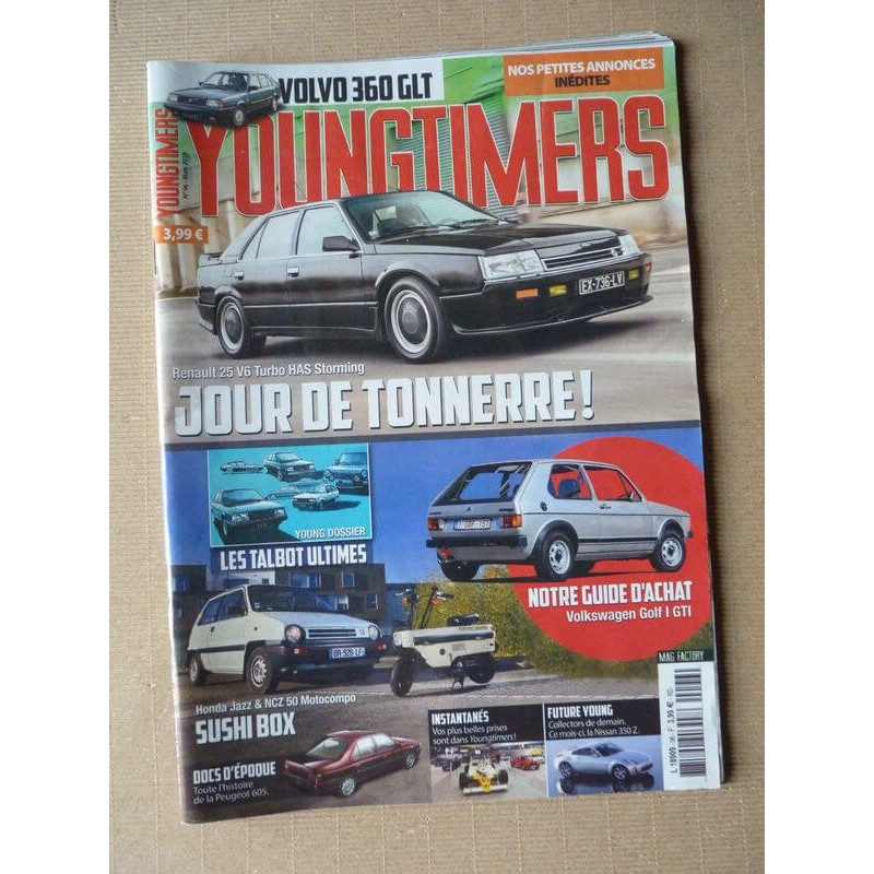 Youngtimers n°96, Honda Jazz AA, NCZ 50 Motocompo, Renault 25 HAS