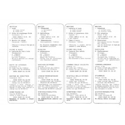 Peugeot J7 PZ10 et PZ20, notice d’entretien