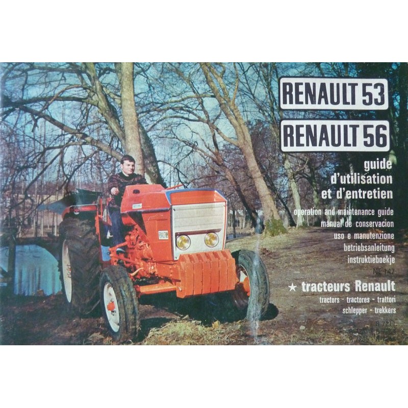 Renault 53 56 456 51 61 types R7211 R7251 R7255 R7256 R7254, notice d’entretien (eBook)