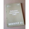 Renault 21, schémas électriques 1987, original