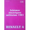 Renault 4, schémas électriques 1983 (eBook)