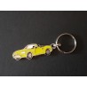 Porte-clés profil Mazda MX-5 NB, MX5 Miata roadster (jaune)