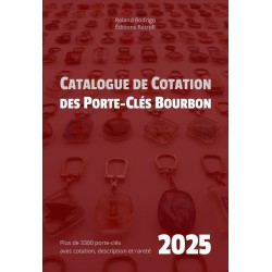 Catalogue de cotation des porte-clés Bourbon 2025, 9782956771883
