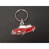 Porte-clés profil Panhard 24, 24b 24c 24bt 24ct 24ba (rouge)