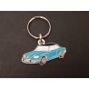 Porte-clés profil Panhard 24, 24b 24c 24bt 24ct 24ba (bleu)