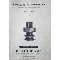 Curie lanceurs, catalogue...