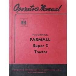 McCormick Farmall Super C, notice d’entretien (eBook)