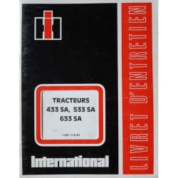 International 433SA, 533SA, 633SA, notice d’entretien (eBook)