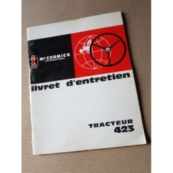 McCormick International 423, notice d’entretien originale