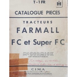 McCormick Farmall FC et Super FC, catalogue de pièces (eBook)