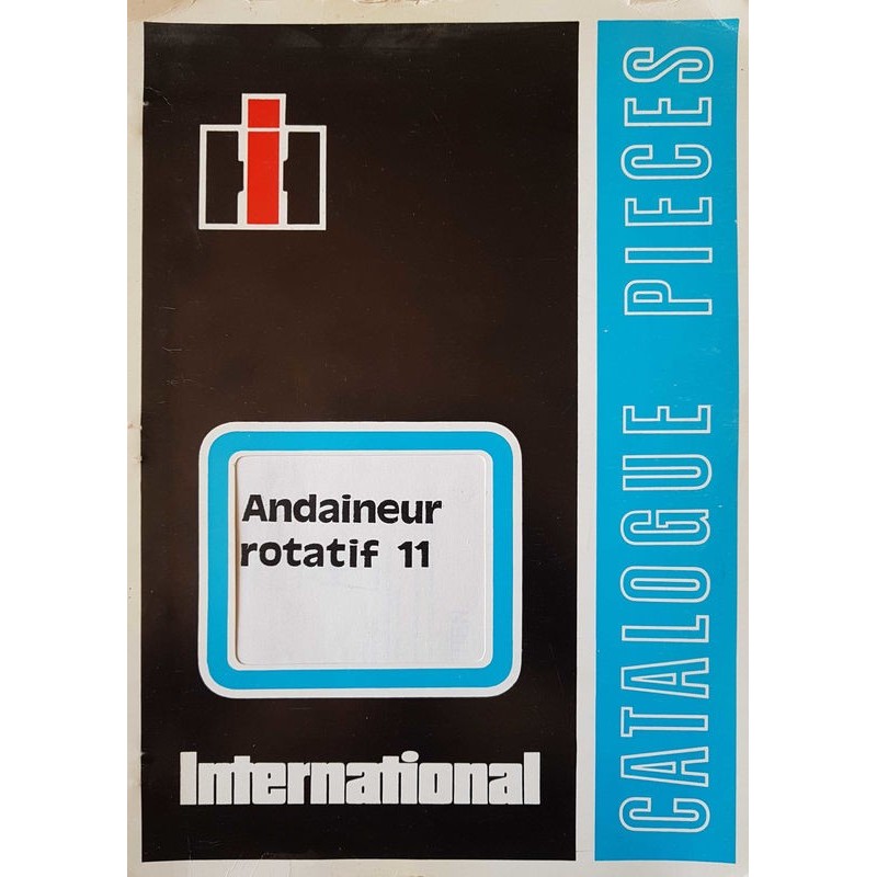 International andaineur rotatif 11, catalogue de pièces (eBook)