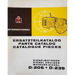 McCormick International D-206, D-239, catalogue de pièces moteurs (eBook)