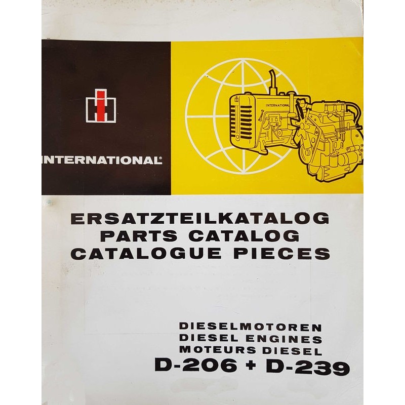 McCormick International D-206, D-239, catalogue de pièces moteurs (eBook)