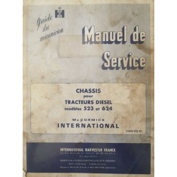 International 523, 624, manuel de réparation châssis (eBook)