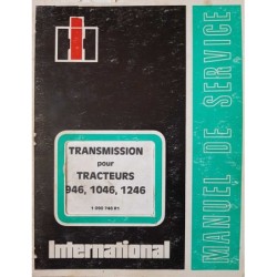 International 946 1046 1246, manuel de réparation transmission et boîte (eBook)