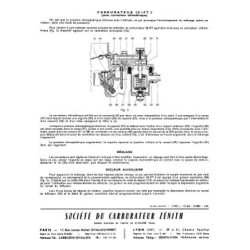 Zénith carburateurs 28 IFT et 28 IFT 3