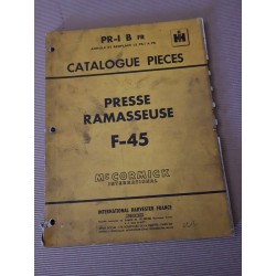 McCormick F-45 presse-ramasseuse, catalogue de pièces original