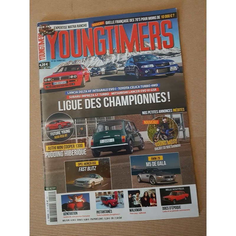 Youngtimers n°128, Matra Rancho, Authi Mini 1300 Cooper, BMW Z8, Opel Monza GSE