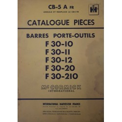 McCormick IH barres outils...