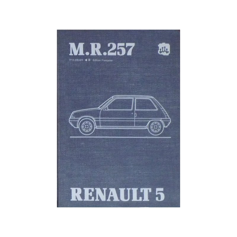 Renault Supercinq C400 à C403, manuel de réparation