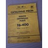 McCormick IH semoir F6-400, catalogue de pièces original