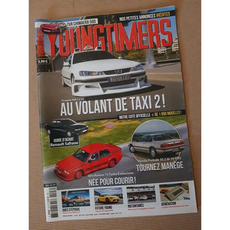 Youngtimers n°123, Renault Safrane, Alfa Romeo 75, TVR Chimera, Honda Prelude