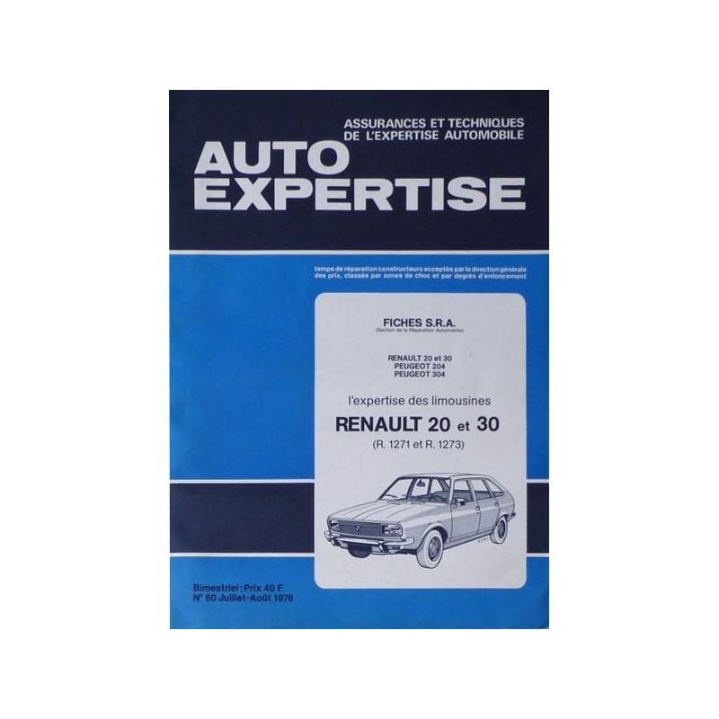 Auto Expertise Renault 20 et 30