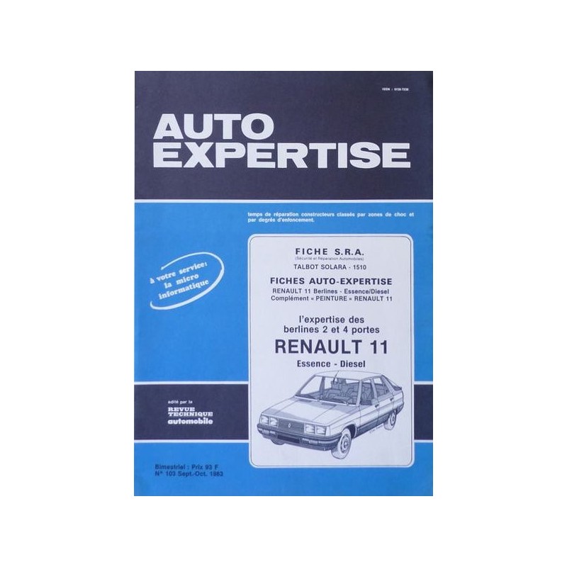 Auto Expertise Renault 11