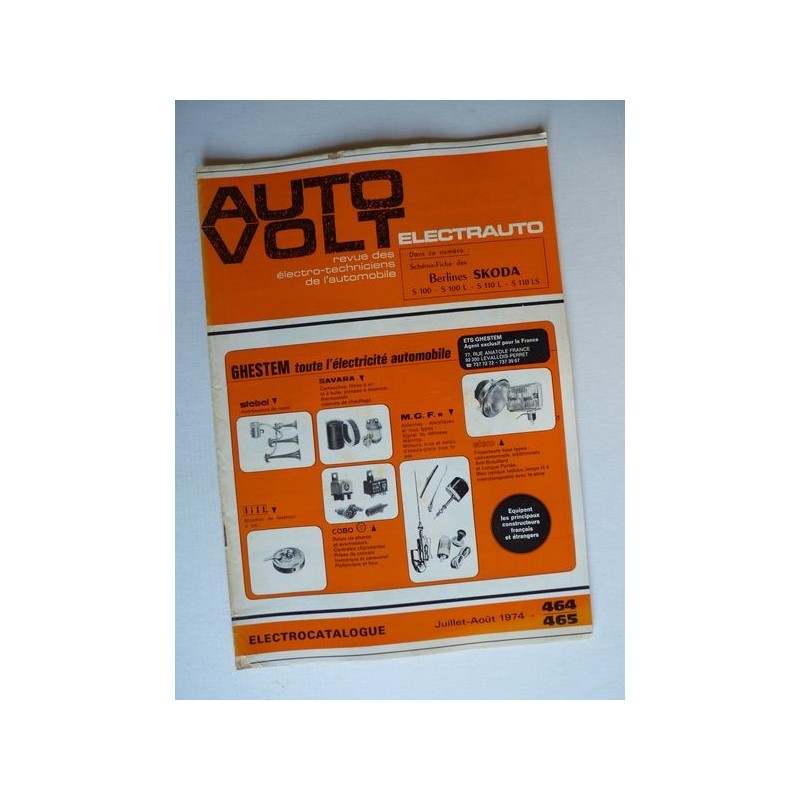 Auto Volt Skoda S100, S100L, S110L, S100LS