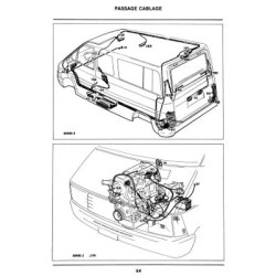 Renault Trafic, schémas électriques 1985
