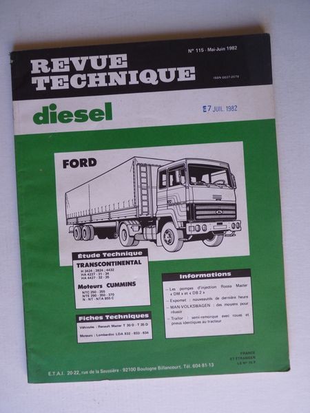 Manuel dinstructions original, Ford, camion diesel de 3,5 tonnes, 1951 -   France