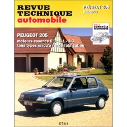 RTA Peugeot 205 essence 1.1, 1.2, 1.3, 1.4