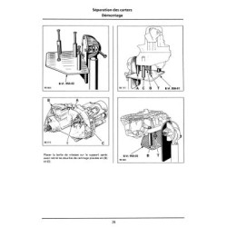 Boîte de vitesses JB0 à JB5 Renault, manuel de réparation (eBook)