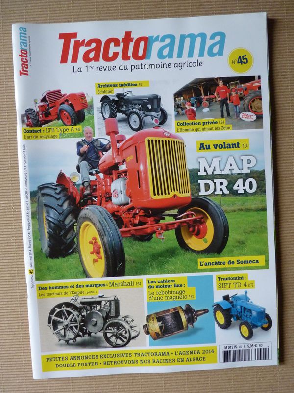 Tractorama N 45 Map Dr40 Ltb Type A Zetor Marshall Japy 13e Schluter Serie Ebay