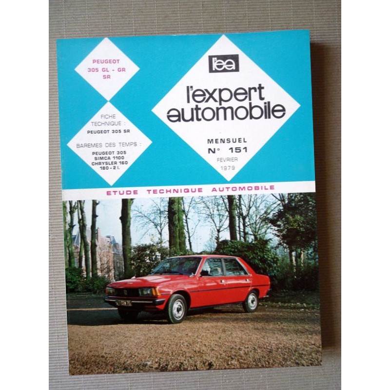 L'EA Peugeot 305 GL, GR, SR, phase 1